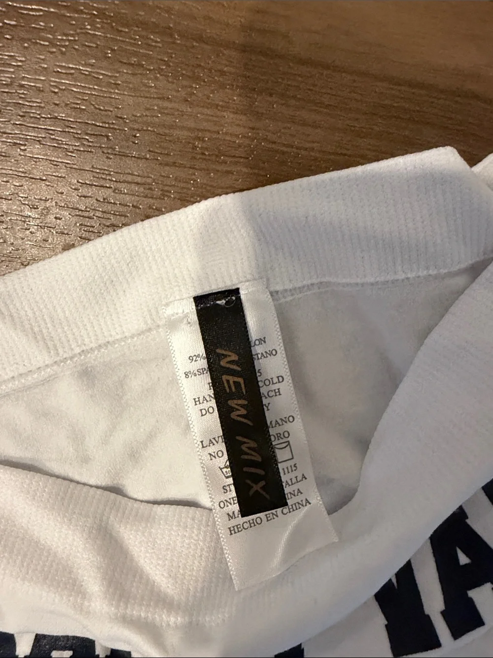 Penn State Happy Valley White Party Tube Top with Navy Lettering O/S